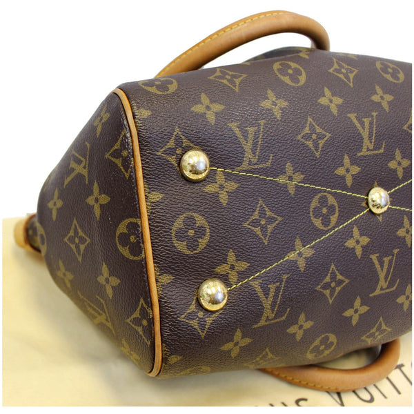 LOUIS VUITTON Tivoli PM Monogram Canvas Shoulder Bag Brown