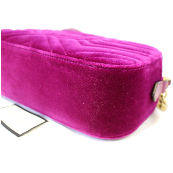 GUCCI GG Marmont Velvet Small Crossbody Bag-US