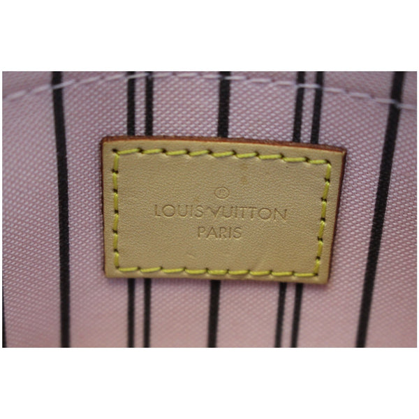 LOUIS VUITTON Pochette Wristlet Pouch Monogram Canvas Neverfull MM Brown