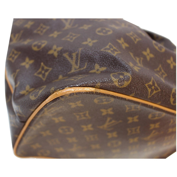 bottom corner Lv Palermo GM Monogram Canvas Bag