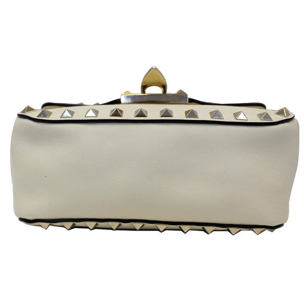 Valentino Rockstud Mini Flap Leather Crossbody Bag-US