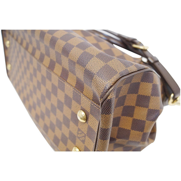 LOUIS VUITTON Trevi GM Damier Ebene Shoulder Handbag Brown