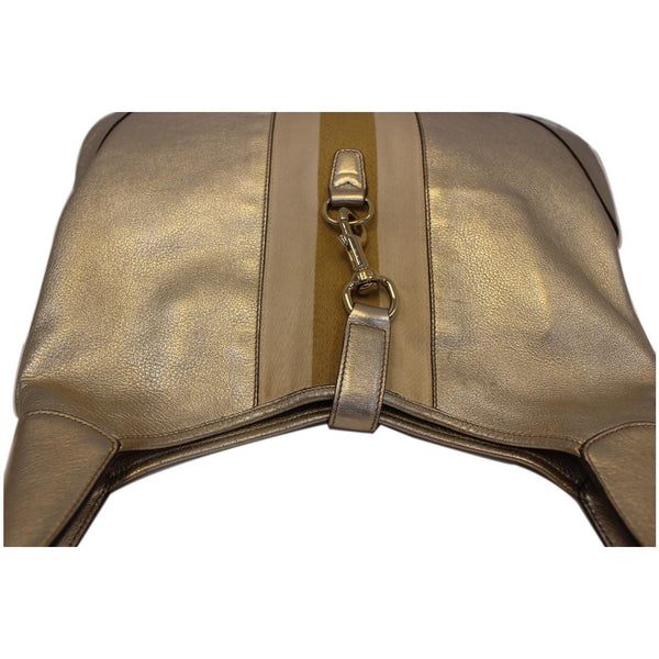 GUCCI Web Jackie O Bouvier Medium Leather Hobo Bag-US