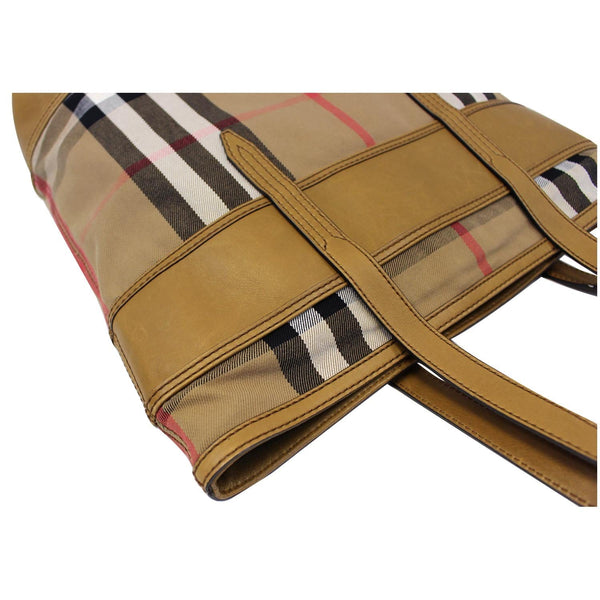 BURBERRY Vintage House Check Webbing Medium Marlow Tote Bag-US