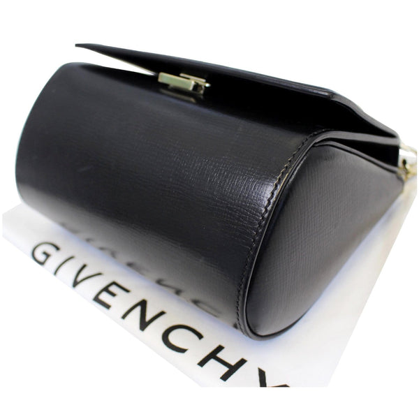 GIVENCHY Mini Pandora Box Calfskin Leather Chain Crossbody Bag Black-US