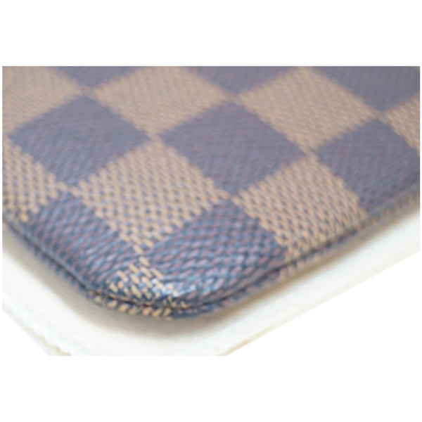 LOUIS VUITTON Key Coin Pouch Damier Ebene Brown-US