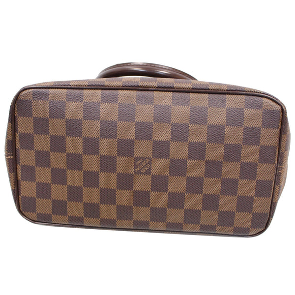 LOUIS VUITTON Saleya PM Damier Ebene Tote Shoulder Bag Brown