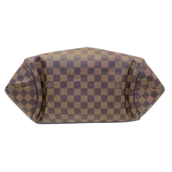 LOUIS VUITTON Sistina GM Damier Ebene Shoulder Handbag Brown-US