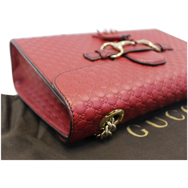 Gucci Shoulder Bag Micro Emily GG Guccissima Leather - corner