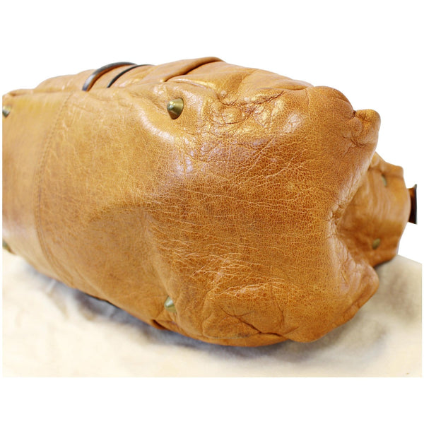 CHLOE Heloise Large Shoulder Handbag Brown Tan-US