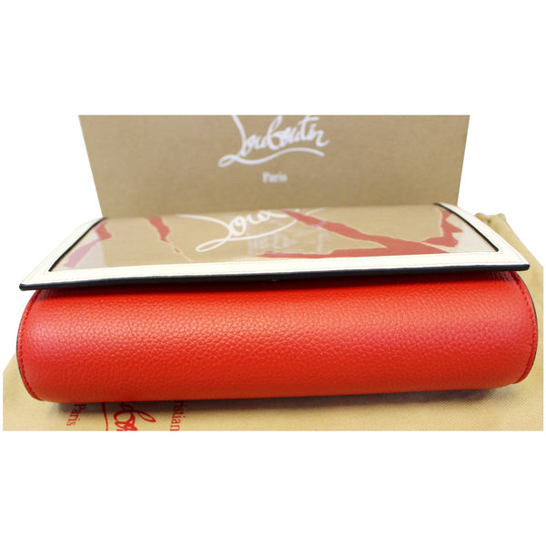 Christian Louboutin Paloma Kraft Loubi Clutch Crossbody Bag-US
