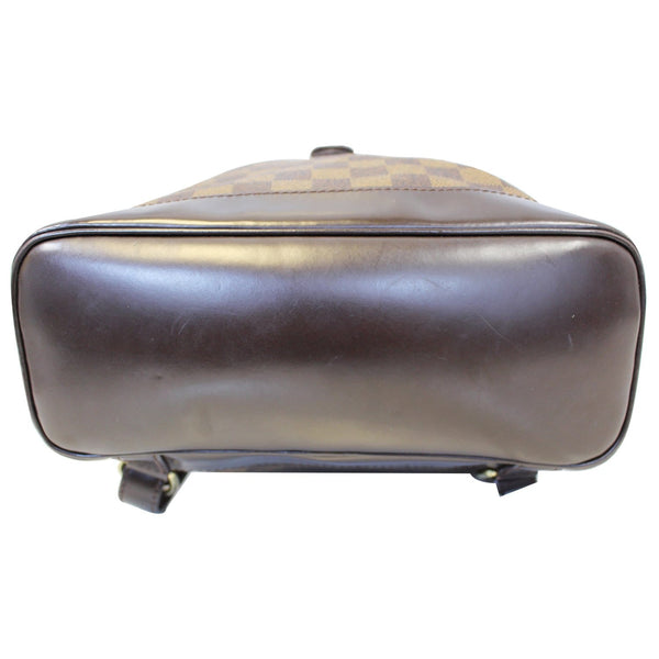 Louis Vuitton Damier Ebene Soho Backpack Bag Bottom View3