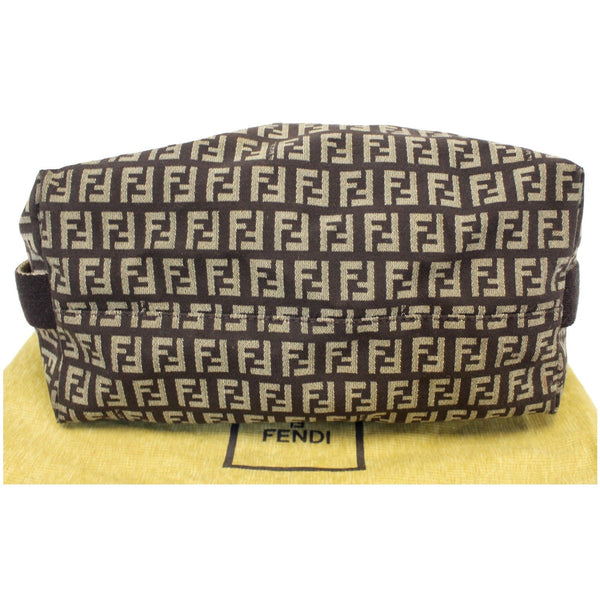 FENDI Zucchino Canvas Crossbody Bag Brown-US