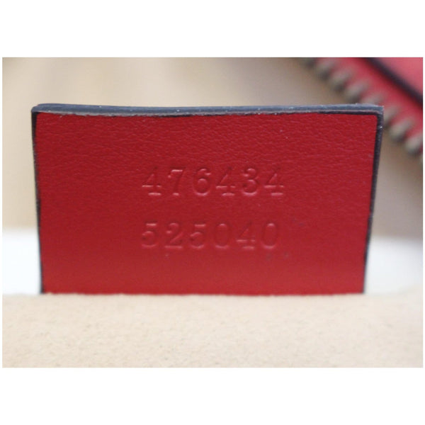 GUCCI GG Marmont Matelasse Leather Belt Bag 476434 Red