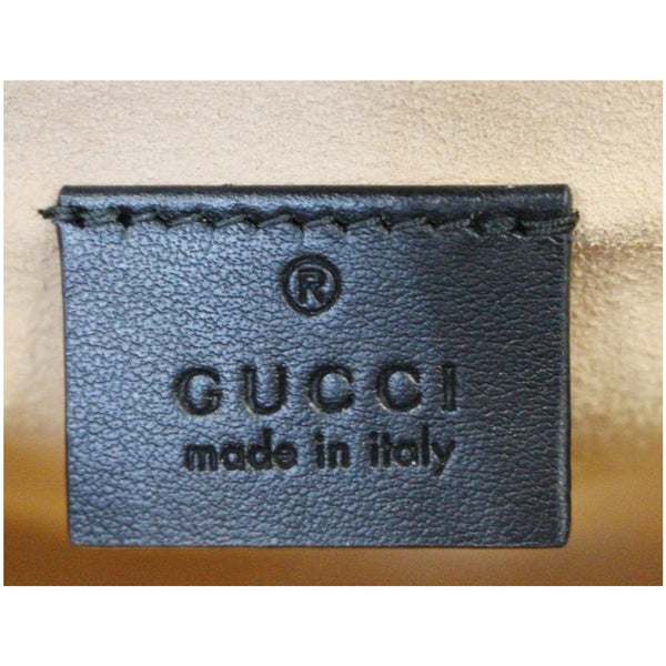 GUCCI GG Marmont Mini Leather Top Handle Shoulder Bag Black 547260