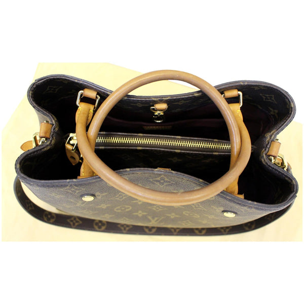 Top View Lv Montaigne MM Monogram Canvas Shoulder Bag