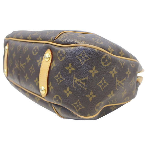 LOUIS VUITTON Galliera PM Monogram Canvas Shoulder Bag Brown