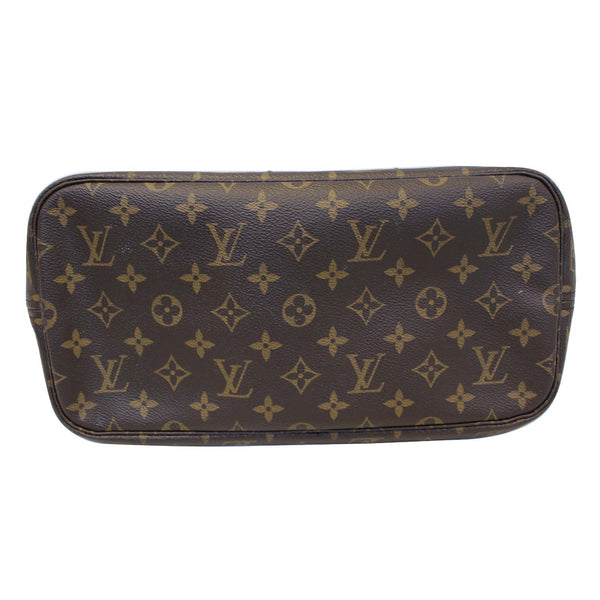 LOUIS VUITTON Neverfull MM Monogram Canvas Tote Shoulder Bag Brown