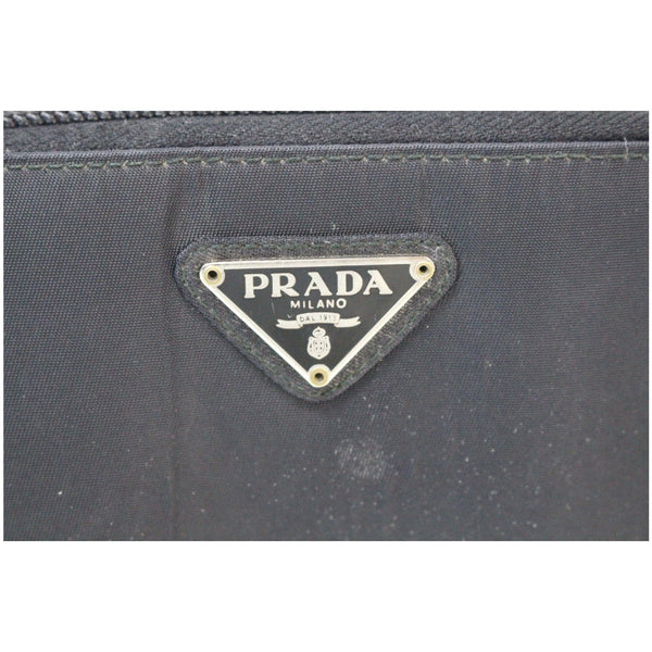 PRADA Nylon Zip Around Wallet Black