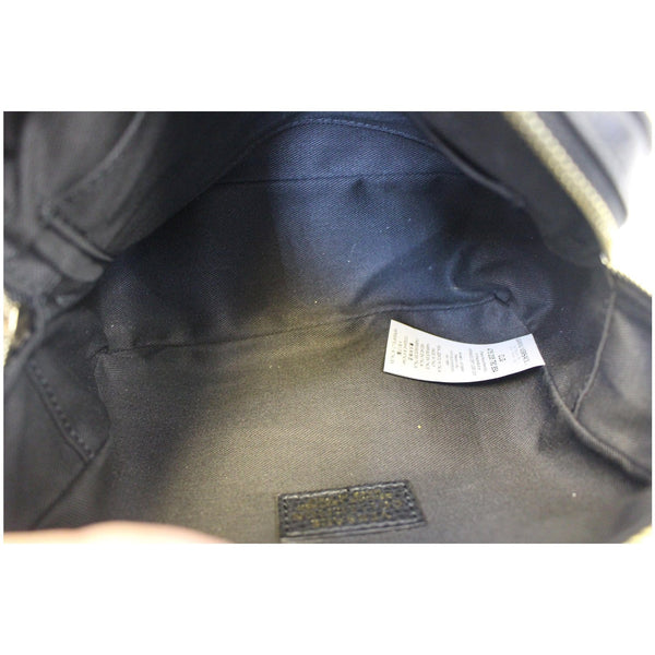 VERSACE Collection Pebbled Leather Camera Crossbody Bag Black-US