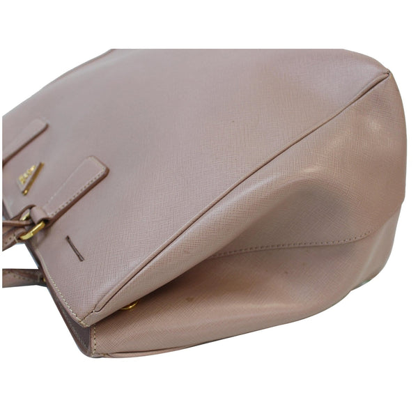 PRADA Lux Saffiano Leather Tote Tote Bag Light Pink