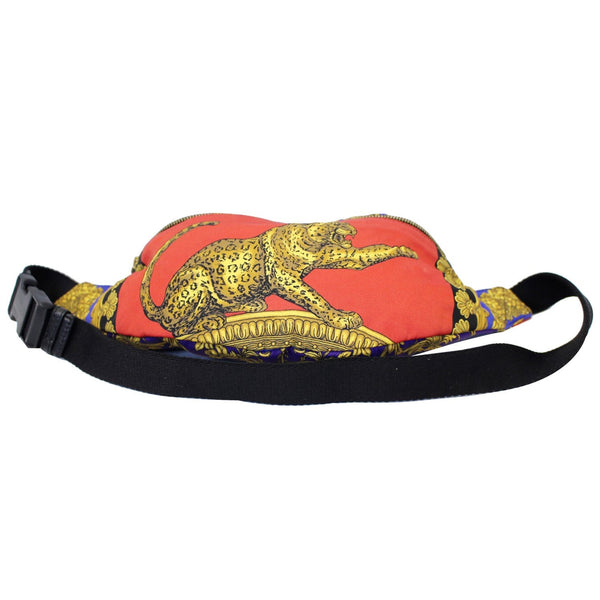 VERSACE Baroque and Leopard-Print Satin Belt Bag Multicolor-US