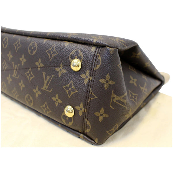 LOUIS VUITTON Pallas Chain Shopper Bag Monogram Canvas Dune