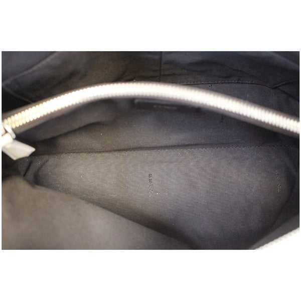 FENDI Small By The Way Leather Shoulder Bag Gray/Light Blue-US