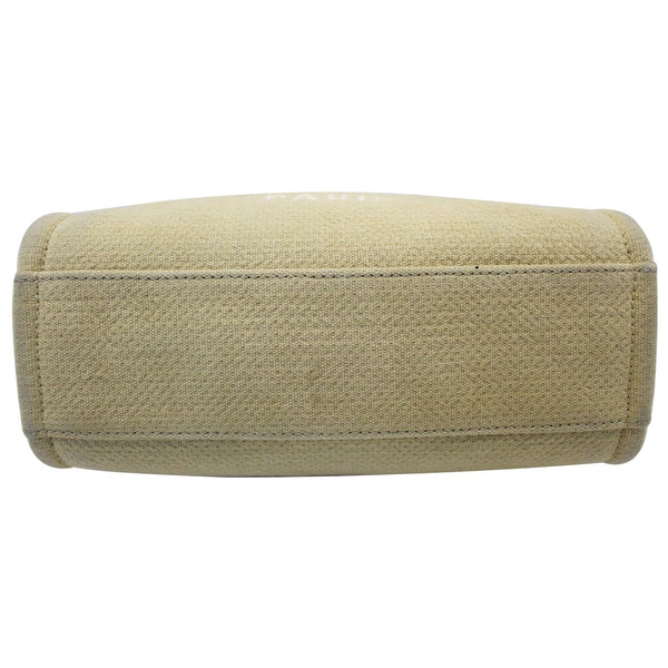 CHANEL Deauville Mini Chian Tote Bag Beige/Black-US