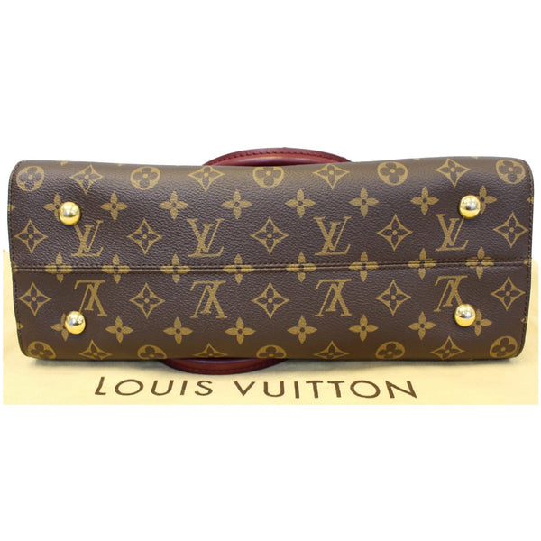 LOUIS VUITTON Tuileries Monogram Canvas Tote Shoulder Bag Brown