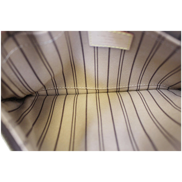 LOUIS VUITTON Pochette Wristlet Pouch Monogram Canvas Neverfull MM Brown