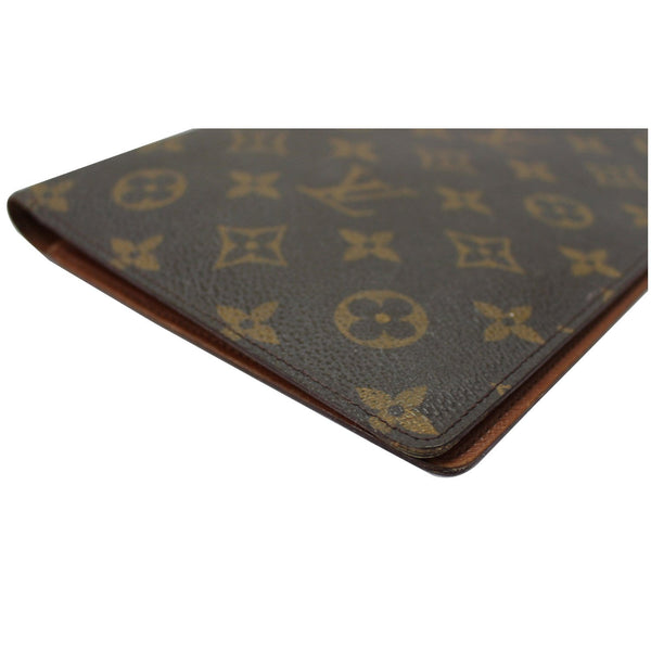 LOUIS VUITTON Agenda Monogram Canvas Notebook Cover Brown