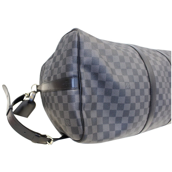 LOUIS VUITTON Keepall 55 Damier Graphite Bandouliere Travel Bag-US