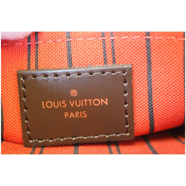 LOUIS VUITTON Pochette Wristlet Pouch Damier Ebene Neverfull MM