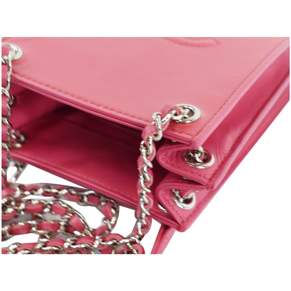 Chanel O-Phone Holder Patent Leather Satchel Bag