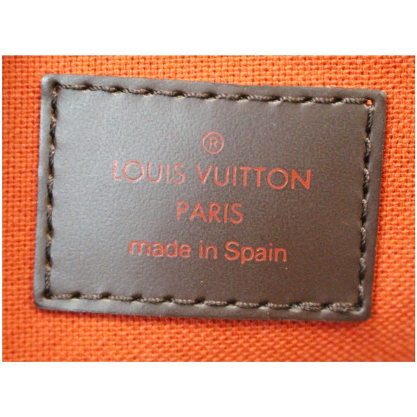 Louis Vuitton Ribera MM Damier Ebene Shoulder Bag tag