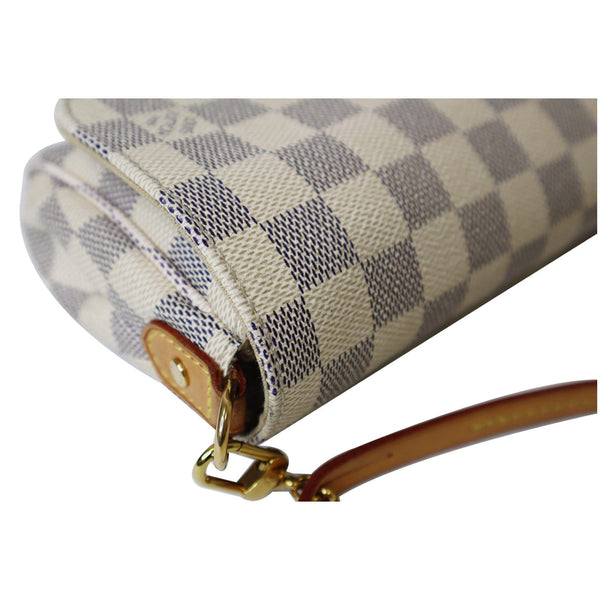 LOUIS VUITTON Favorite PM Damier Azur Crossbody Bag White