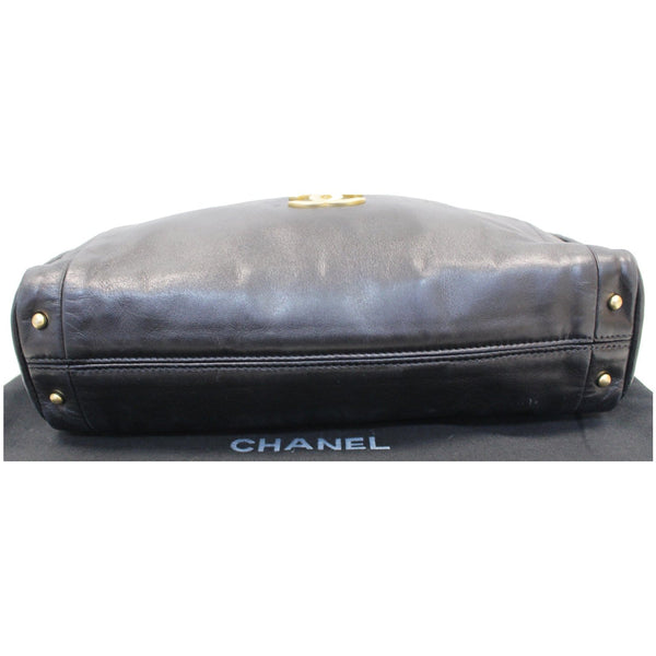 CHANEL CC Classic Small Lambskin Shoulder Bag Black