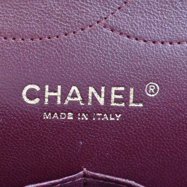 Chanel Classic Flap Lambskin Leather Tote Bag Beige/Black