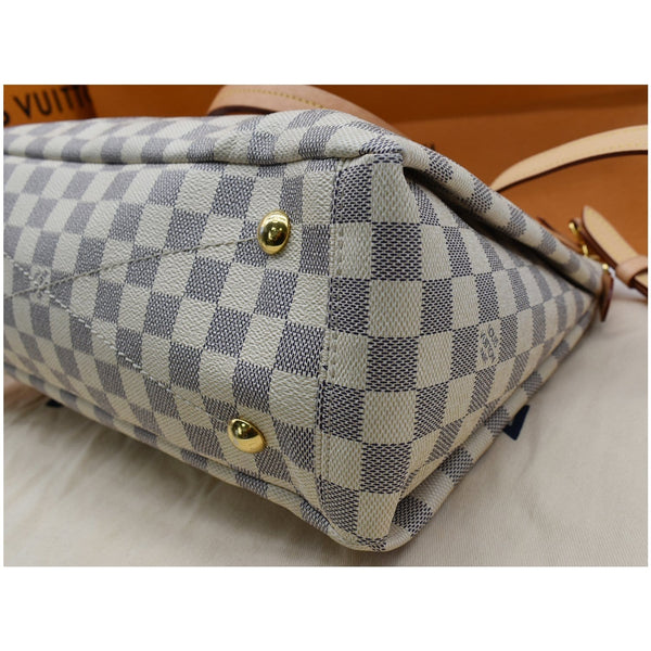 LOUIS VUITTON Lymington Damier Azur Shoulder Bag White