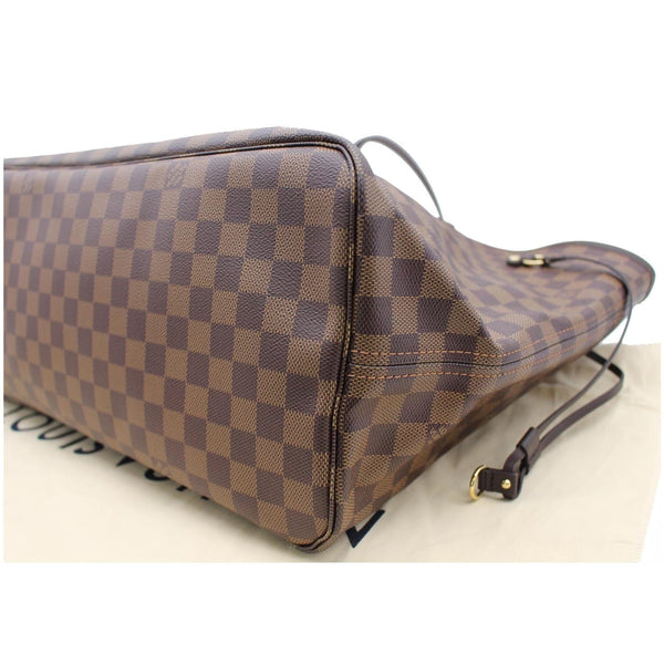 LOUIS VUITTON Neverfull GM Damier Ebene Tote Shoulder Bag Brown
