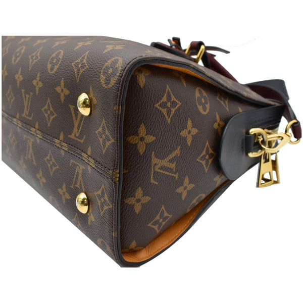 LOUIS VUITTON Tuileries Monogram Canvas Shoulder Bag Brown