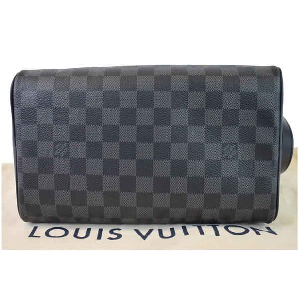 LOUIS VUITTON Dopp Kit Damier Graphite Toilet Pouch Black