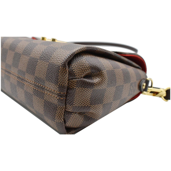 LOUIS VUITTON Croisette Damier Ebene Crossbody Bag Brown