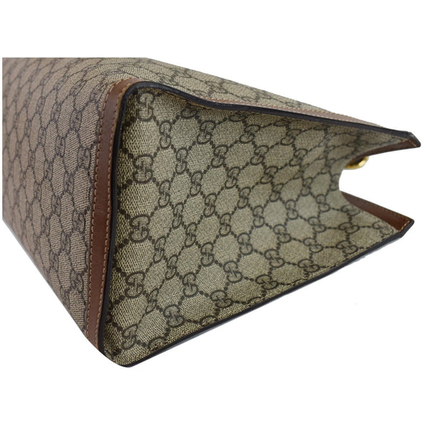 Gucci Padlock Medium GG Supreme Canvas bag beige