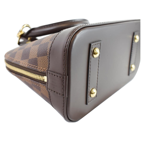 Louis Vuitton Alma BB Damier Ebene Shoulder Bag women