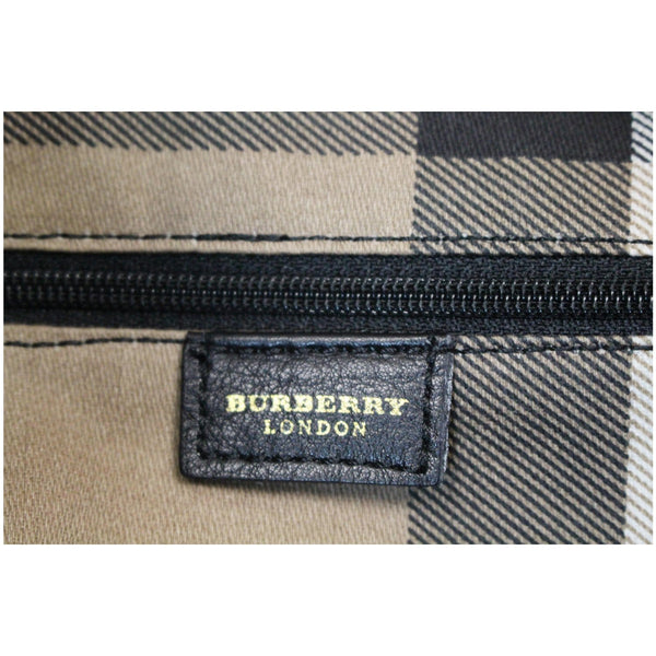 BURBERRY London Python Hobo Bag Bronze