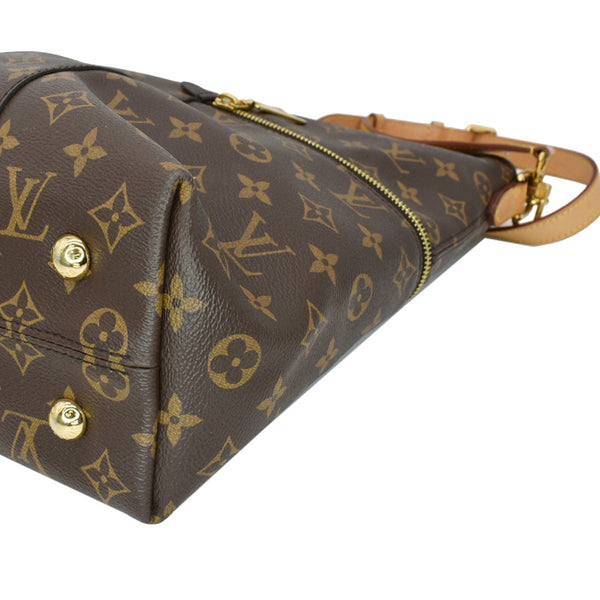 LOUIS VUITTON Melie Monogram Canvas Hobo Bag Brown