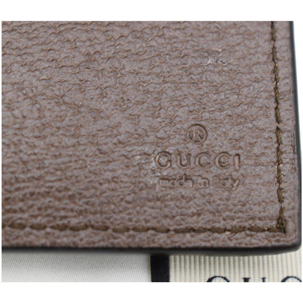 GUCCI Ophidia GG Supreme Monogram Web Passport Case Wallet Beige 598914