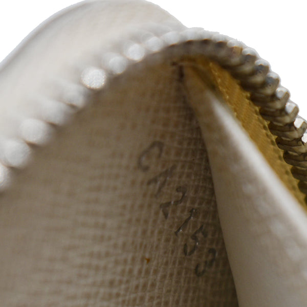 LOUIS VUITTON Epi Leather Zippy Wallet Ivory
